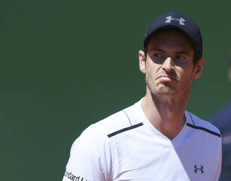 Andy Murray perplesso nel match contro Ramos AFP